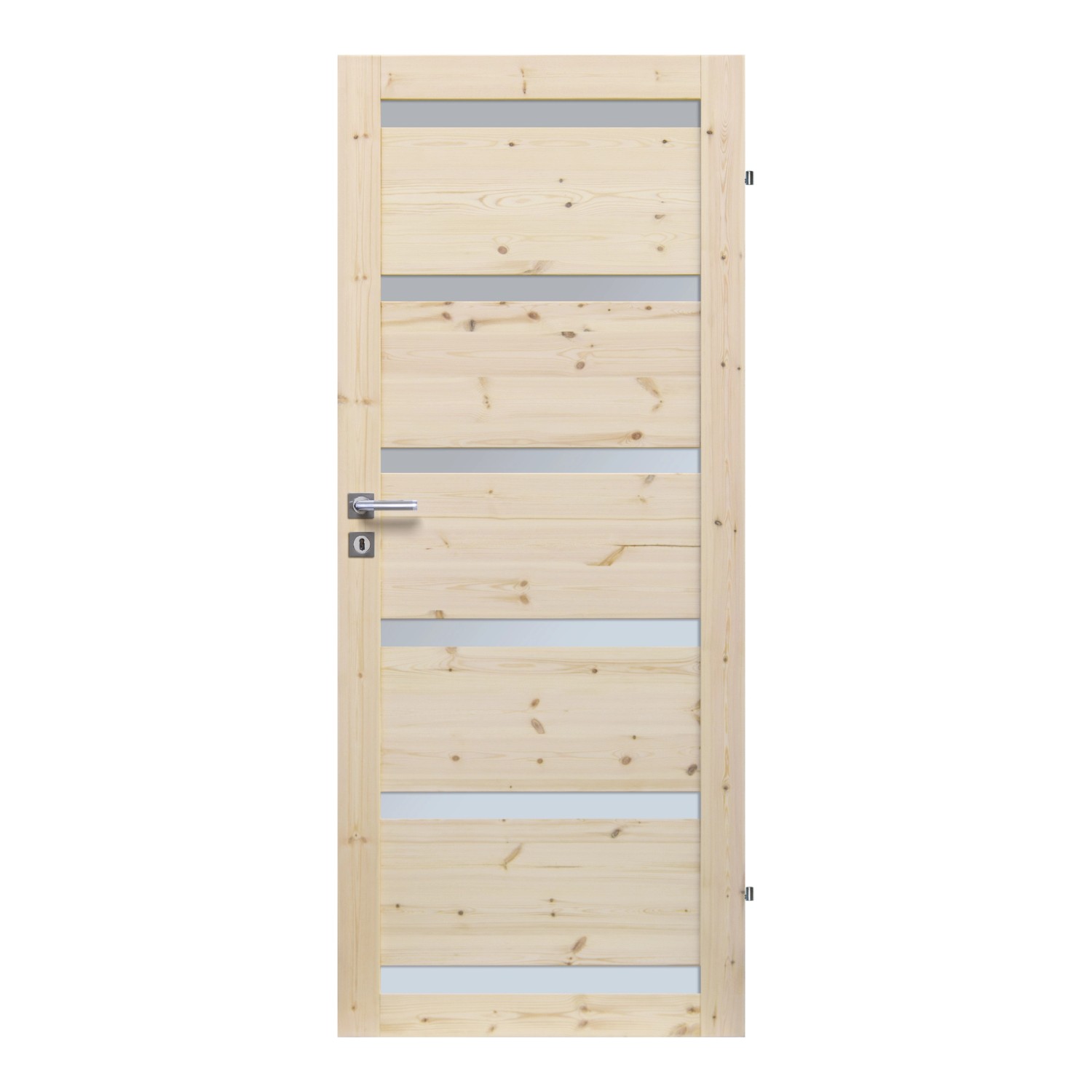 RADEX Falcové interiérové dveře ETNA 6S, borové dřevo, 70 P