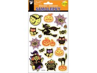 Anděl Přerov Samolepky svítící ve tmě, s babou na koštěti 25 x 14 cm Anděl Přerov Samolepky svítící ve tmě, s babou na koštěti 25 x 14 cm