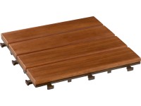 OBI WPC dlaždice s CLICK systémem akáciové dřevo 30 x 30 x 2,4 cm, 6 ks