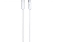 WG Datový kabel type-C/type-C, 3 A, bílý, 2 m
