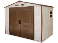 Duramax Plastový zahradní domek StoreAll, béžová, 245,4 x 168 x 222,7 cm