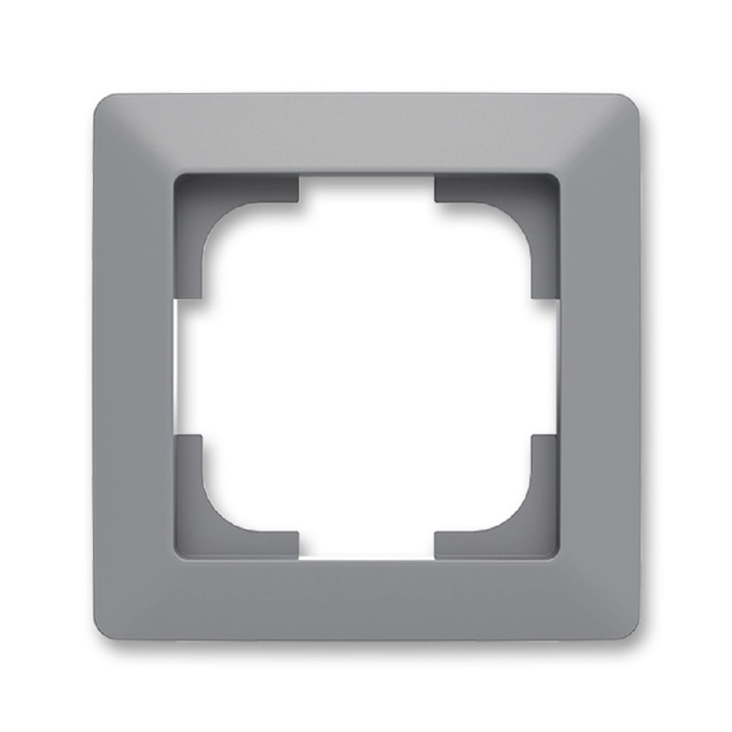 Rámeček ABB Zoni jednonásobný šedá, bílá