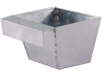 Zinkový truhlík na pěstování v paletách 15 x 10,5 x 9 cm