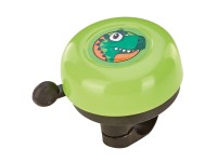 Prophete Cyklistický zvonek pro děti Dinosaurus, zelená, pr. 5,5 cm