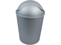 MSV Koš s výkyvným víkem stříbrný, 5,5 l