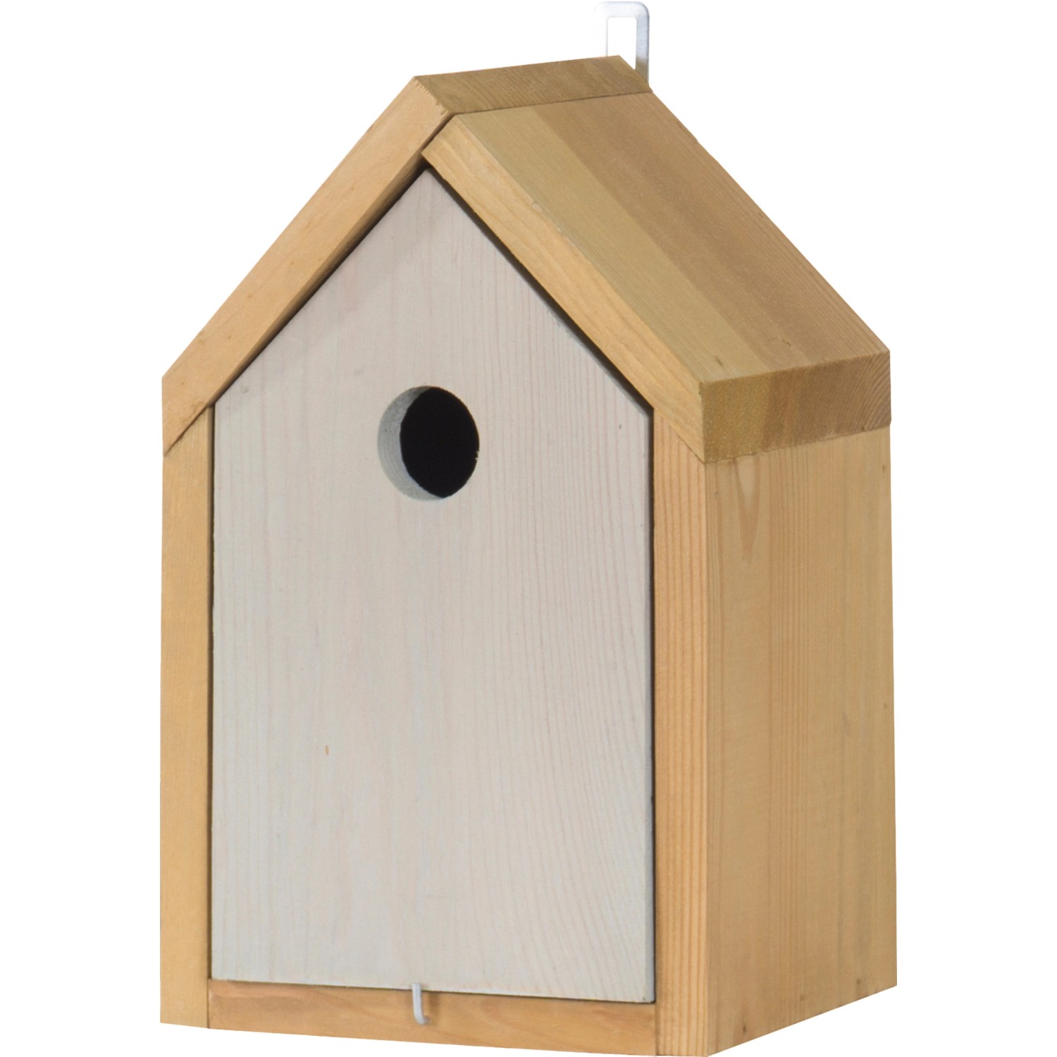 Ptačí budka borovice FSC  světle šedá - hnědá