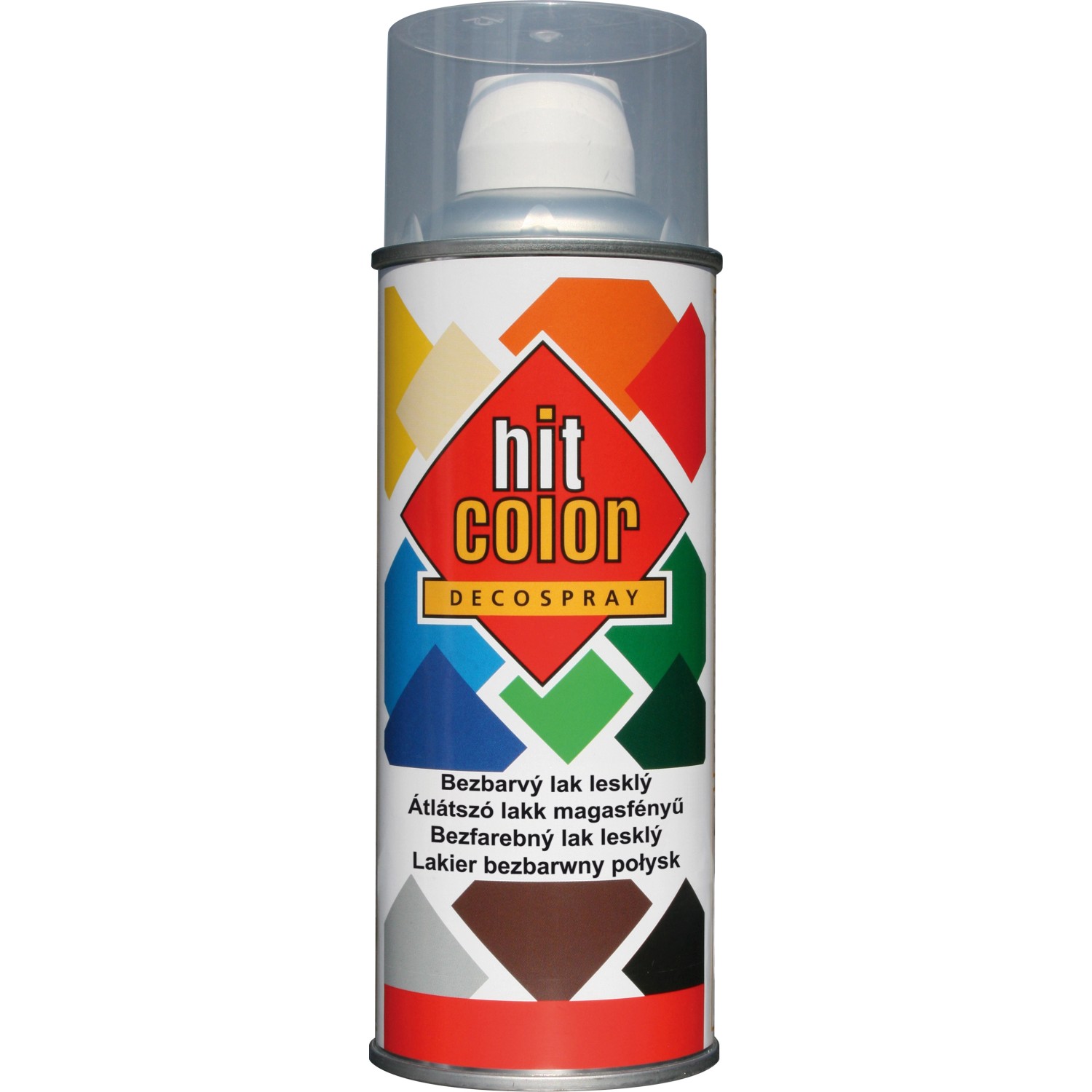 hitcolor Dekorativní lak ve spreji vysoký lesk čirý 400 ml
