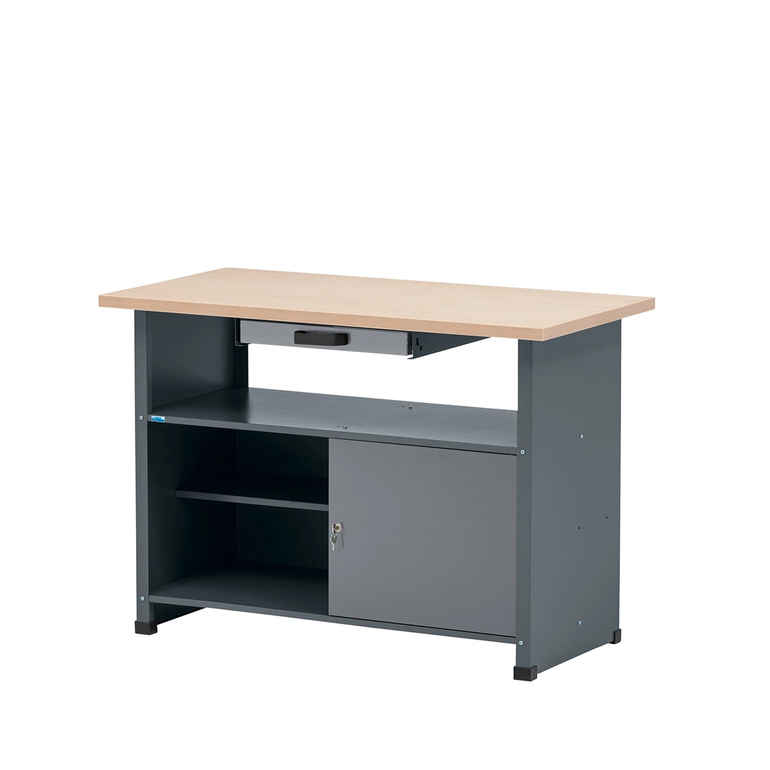 Küpper Odkládací stolek 14119, 1 dvířka/1 zásuvka (6,5 cm)/1 police 84x120x60 cm