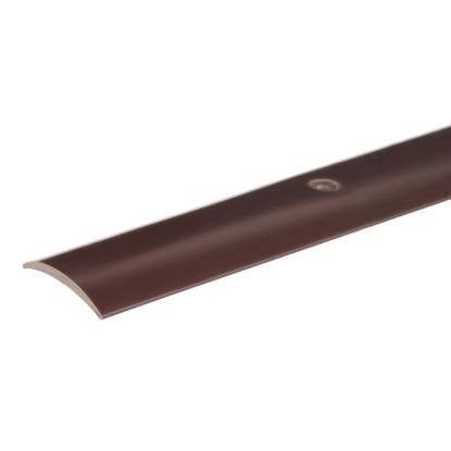 Přechodový profil z tvrdého PVC, hnědý, 30 x 1 x 900 mm