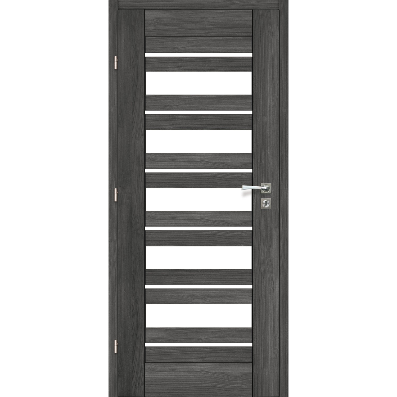 Voster Rámové falcové interiérové dveře TOLEDO 10, 3D fólie, antracit, 70 L