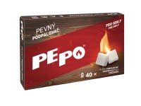 PE-PO Pevný podpalovač Limitovaná zimní edice, 40 podpalů