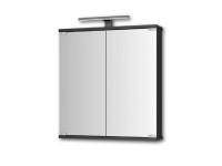 Jokey Zrcadlová skříňka Kandi LED, černá, 60 x 70,2 x 19,4 cm