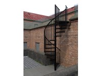 Minka STAIRS Venkovní točité schodiště Rondo Zink Color černé pr. 120 cm Minka STAIRS Venkovní točité schodiště Rondo Zink Color černé pr. 120 cm