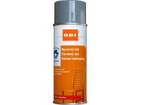 OBI Lak ve spreji vysoce lesklý RAL 7001 stříbrošedá 400 ml