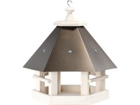Ptačí krmítko, borovicové dřevo/kov, přírodní/měděná, 33 x 29 x 35 cm Ptačí krmítko, borovicové dřevo/kov, přírodní/měděná, 33 x 29 x 35 cm