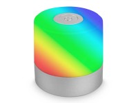 BRILONER Dobíjecí stolní lampa 1,5W 100lm 2700K+RGB IP44 chromová pr. 7 x 7 cm BRILONER Dobíjecí stolní lampa 1,5W 100lm 2700K+RGB IP44 chromová pr. 7 x 7 cm