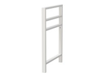 INTEDOOR Noha BEE, hranatá, 68 x 4 x 45 cm, bílá mat