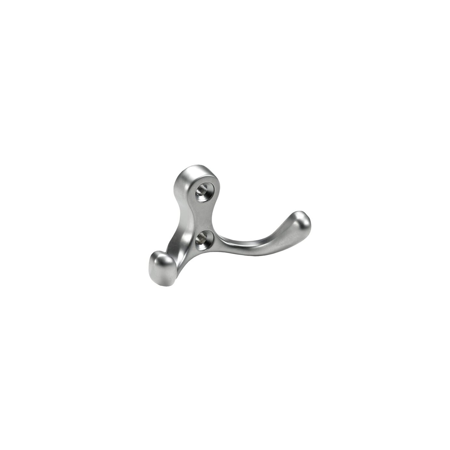 Hettich Nástěnný háček na kabáty Budget, zinek vzhled hliníku, 58 x 31 x 29 mm