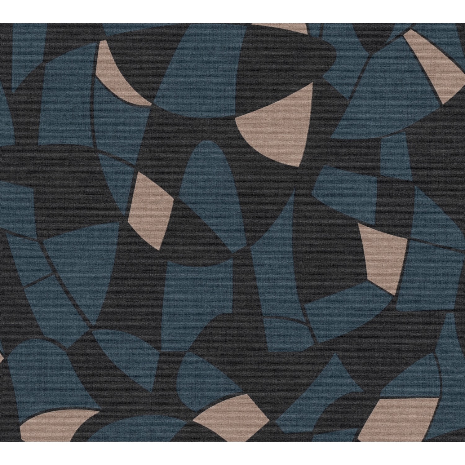 A. S. Creation Vliesová tapeta Antigua Geometrické tvary černo-modrá