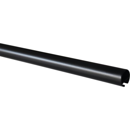 GARDINIA Záclonová tyč Chicago s vnitř.drážkou černá matná pr. 20 mm x 200 cm