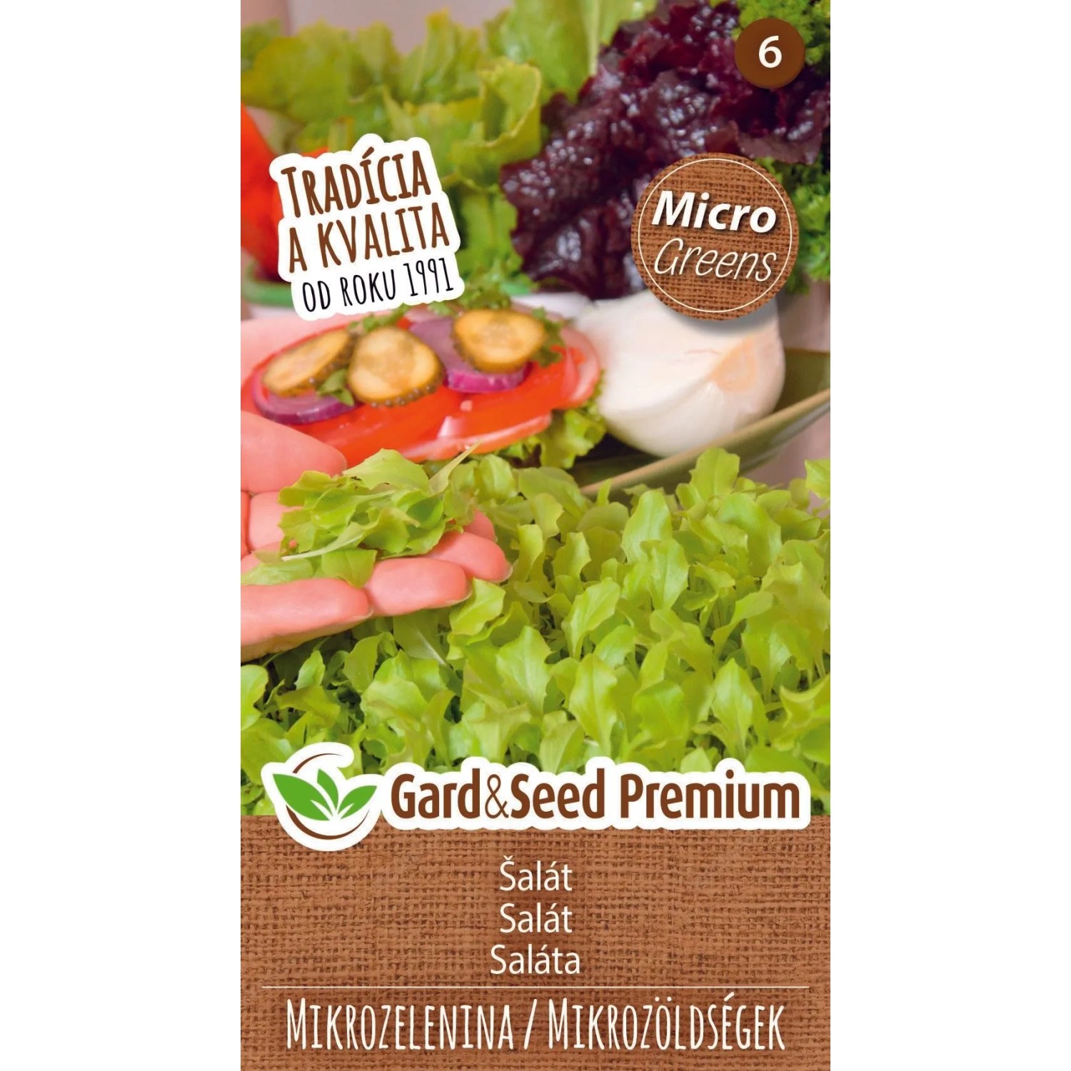GardenSeed Premium Semínka Mikrozelenina Salát