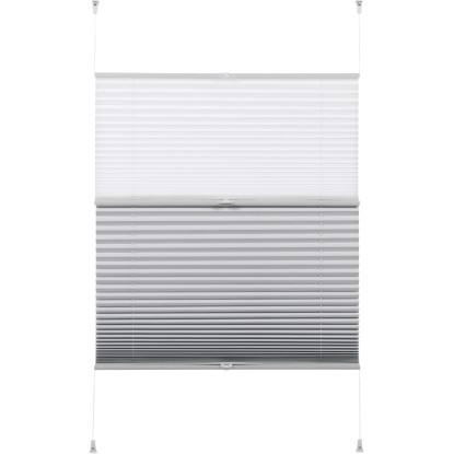 Gardinia Plisovaná roleta EasyFix Day & Night bílá 40 x 130 cm