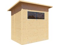 Bertilo Dřevěný domek na nářadí Pent Modern 2, přírodní, 208 x 157 cm Bertilo Dřevěný domek na nářadí Pent Modern 2, přírodní, 208 x 157 cm