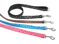 Olala Pets Vodítko TLAPKY hnědé 20 x 1500 mm