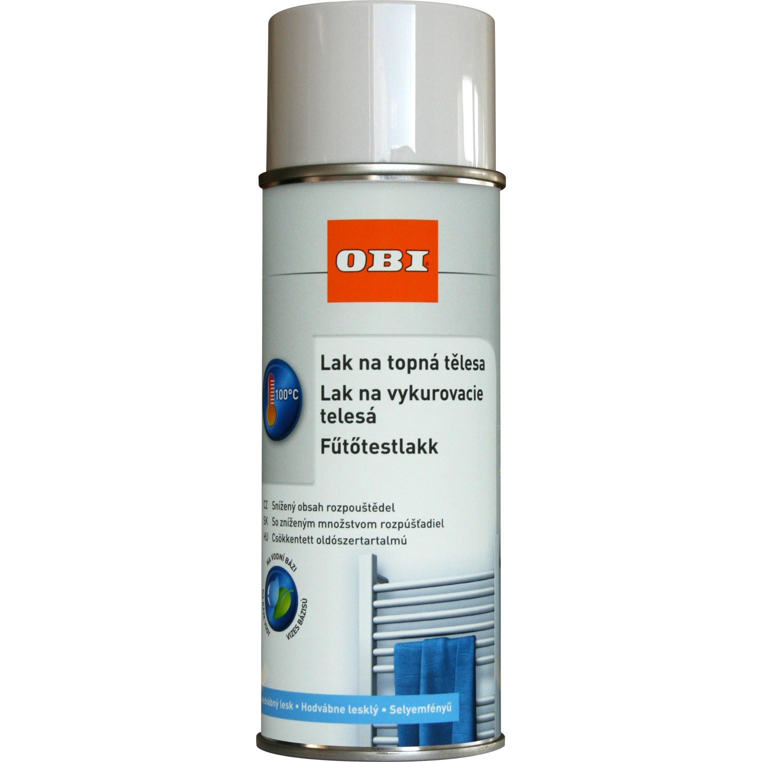 OBI Lak na radiátory bílý 400 ml