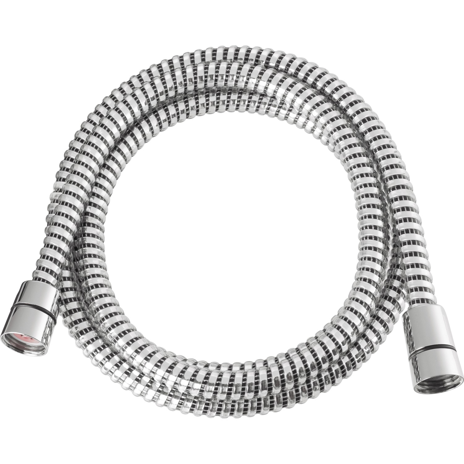 Hadice pro úsporu vody 200 cm chromovaná černá