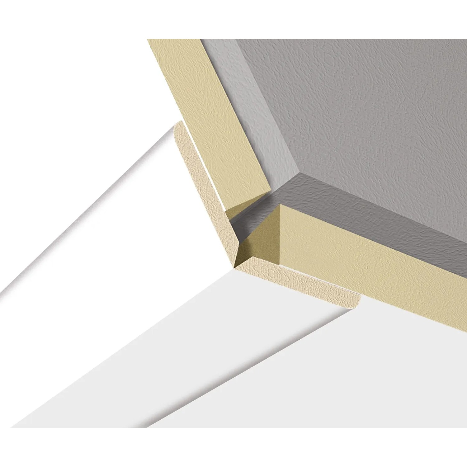 Flexibilní lišta bílá 22 mm x 22 mm délka 2 600 mm