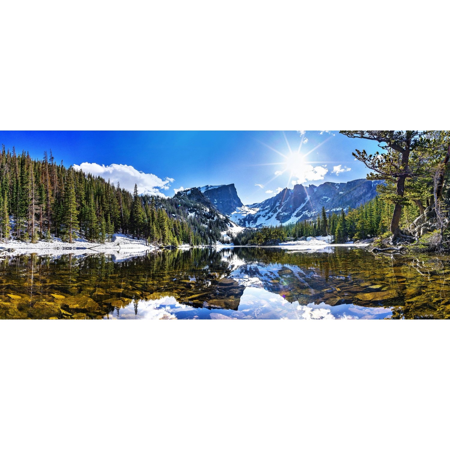 Bondecor Obraz, tištěné plátno Sun 50 x 120 cm