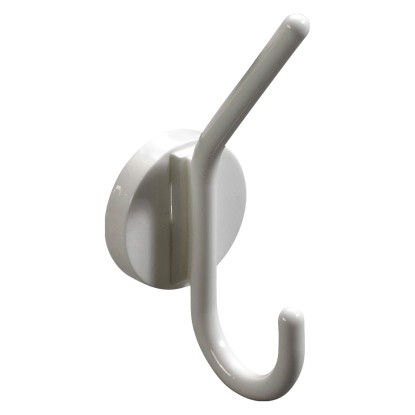 Hettich Nástěnný háček na kabáty Budget 1, bílá, 56 x 150 x 70 mm
