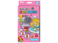 Amos Barvy na sklo sada 6 barev, 10,5 ml + 6 sklíček Pohádka