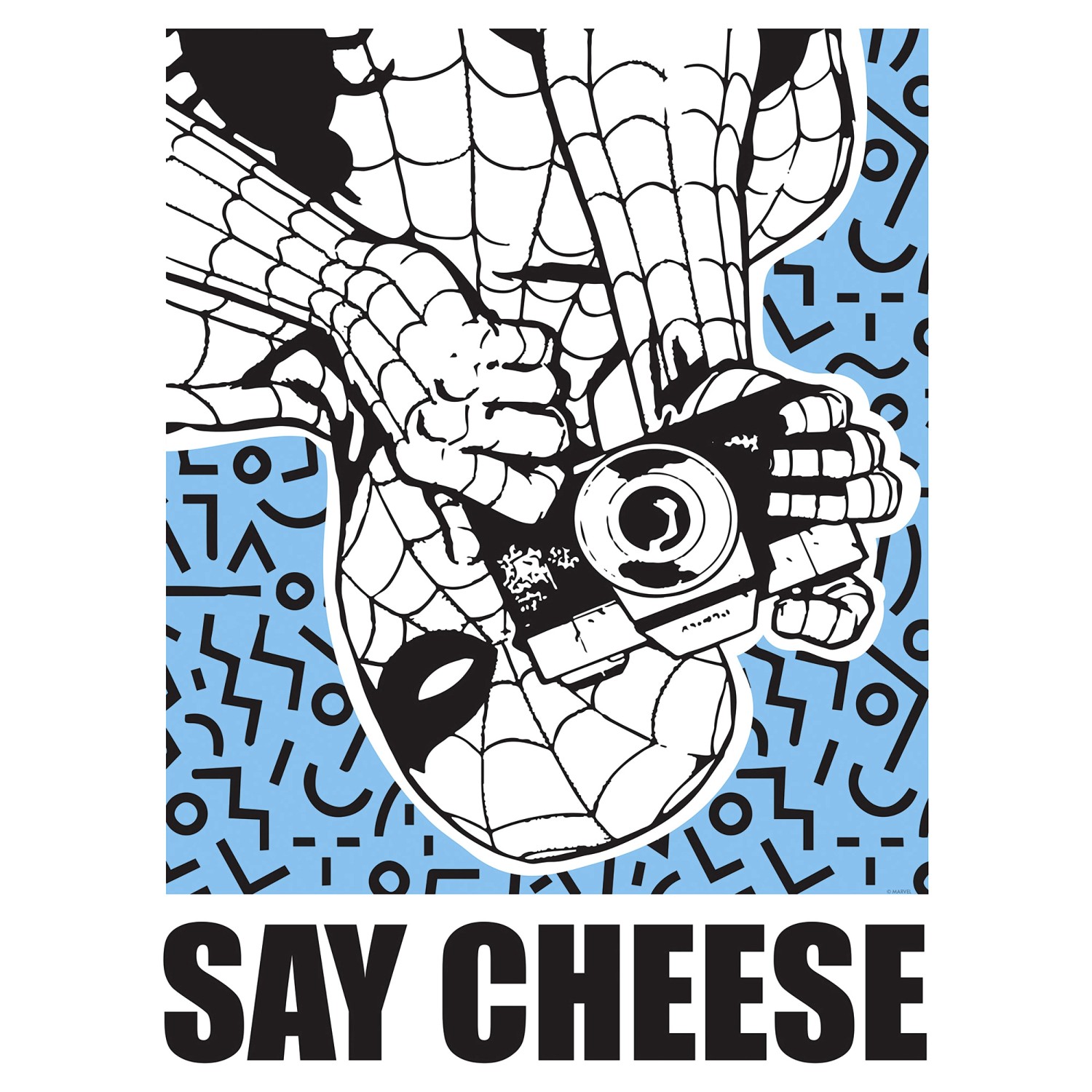 Komar Plakát Marvel Spider-Man Say Cheese Blue 40 x 50 cm