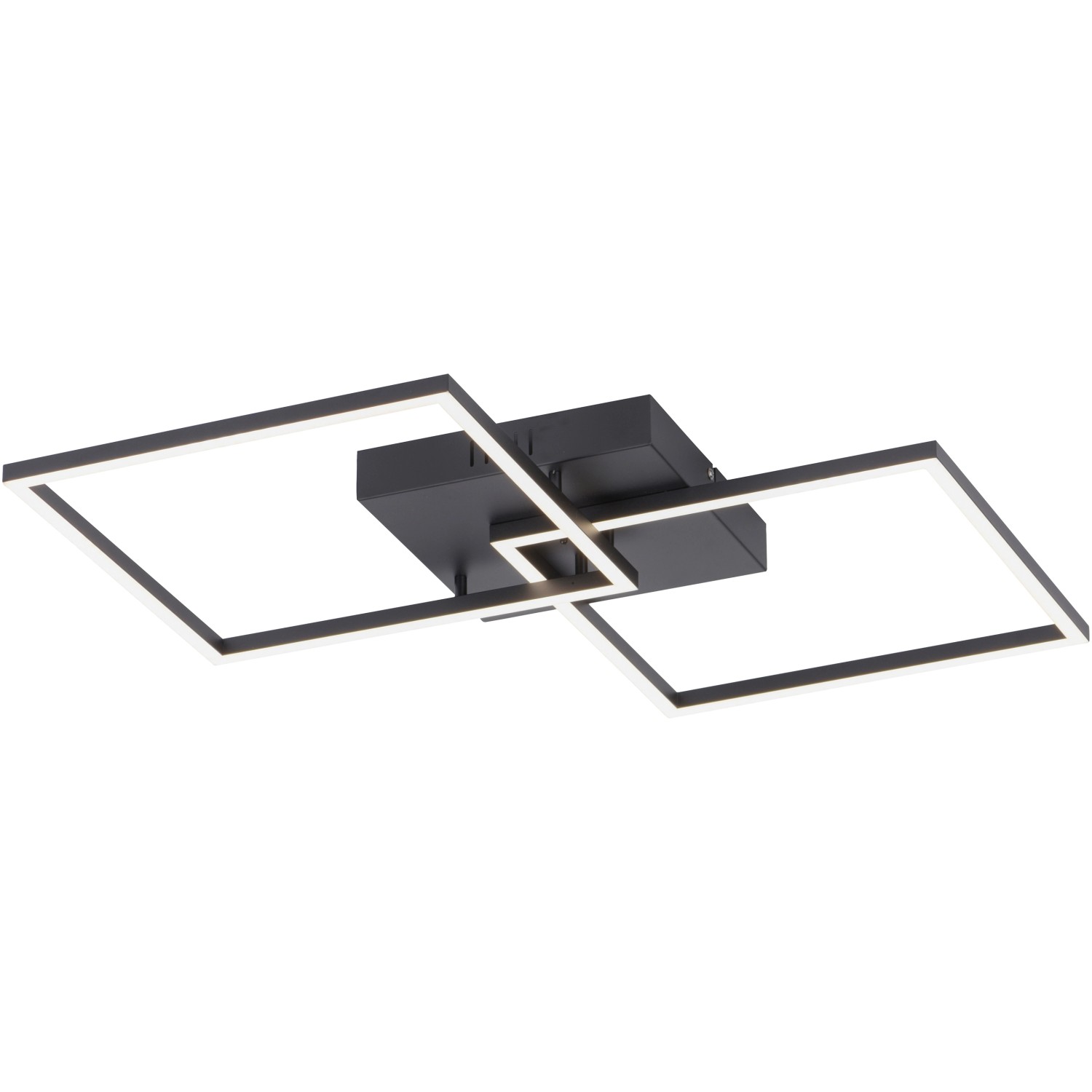 Just Light. LED svítidlo Iven černé 31W 1250lm 2700-5000K 70 x 530 x 530 mm