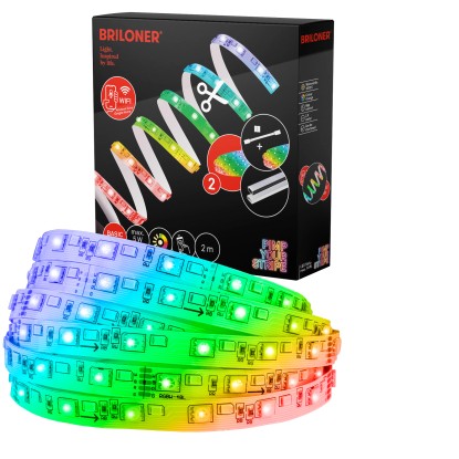 Briloner LED pásek samolepicí Wifi, RGBW, základní sada, 2 m