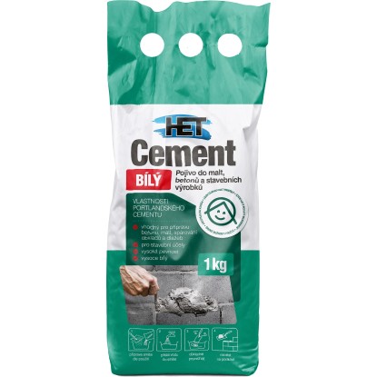 HET Cement bílý 1 kg