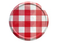 Toro Víčko pro zavařovací sklenice dekor kostky pr. 8,2 cm, 10 ks