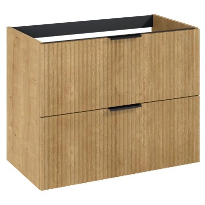 Roca Umyvadlová skříňka Reef Basic 2Z, dub Hamilton mat, 63,5 x 80 x 47,2 cm