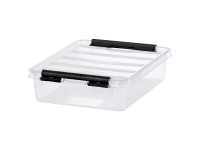 SmartStore Skladovací box Classic s víkem, transparentní, 17 x 21 x 6 cm, 1 l