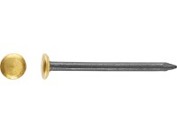 LUX-TOOLS Ocelový hřebík s čočkovou pomosaz.hlav. brynýr.ocel pr. 2,0x30mm, 20ks
