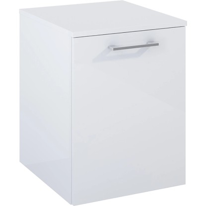Maximus Spodní závěsná koupelnová skříňka Stylo, 1 dvířka, lesklá bílá, 40 cm