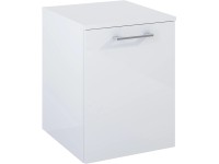 Maximus Spodní závěsná koupelnová skříňka Stylo, 1 dvířka, lesklá bílá, 40 cm