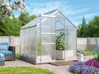 Vitavia Skleník Apollo 3800 vč. základny, HKP 6 mm, hliník, 193 x 195 cm