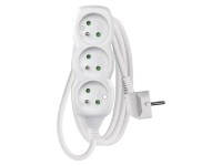 EMOS Prodlužovací kabel bílý, 3 zásuvky, max. 16 A/3680 W, 1,5 m