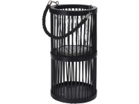 Koopman Bambusová lucerna vysoká černá pr. 16 x 30 cm Koopman Bambusová lucerna vysoká černá pr. 16 x 30 cm