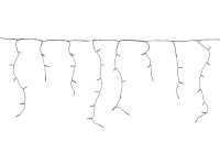 LED světelný řetěz s efektem mrznoucího deště, 200 diod teplá bílá, černá, 11 m