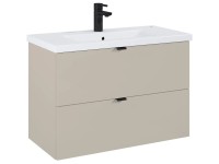 Roca Umyvadlová skříňka Cheese 2.0 2Z, kouřová šedá mat, 53 x 80 x 38,4 cm