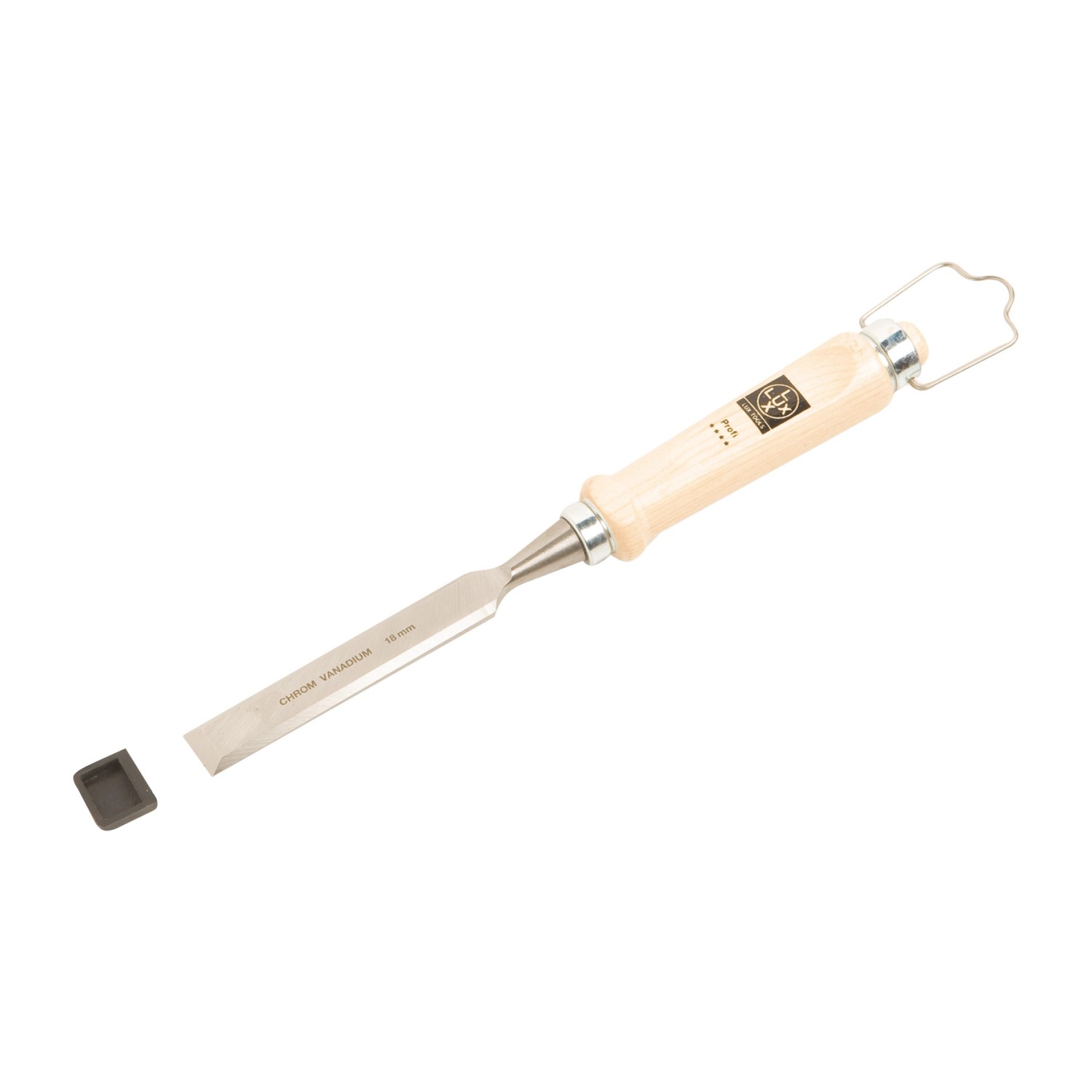 LUX Dláto 18 mm s dřevěnou rukojetí Comfort